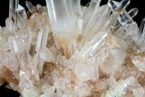 Tangerine Quartz Crystal Cluster - Madagascar #58770-2